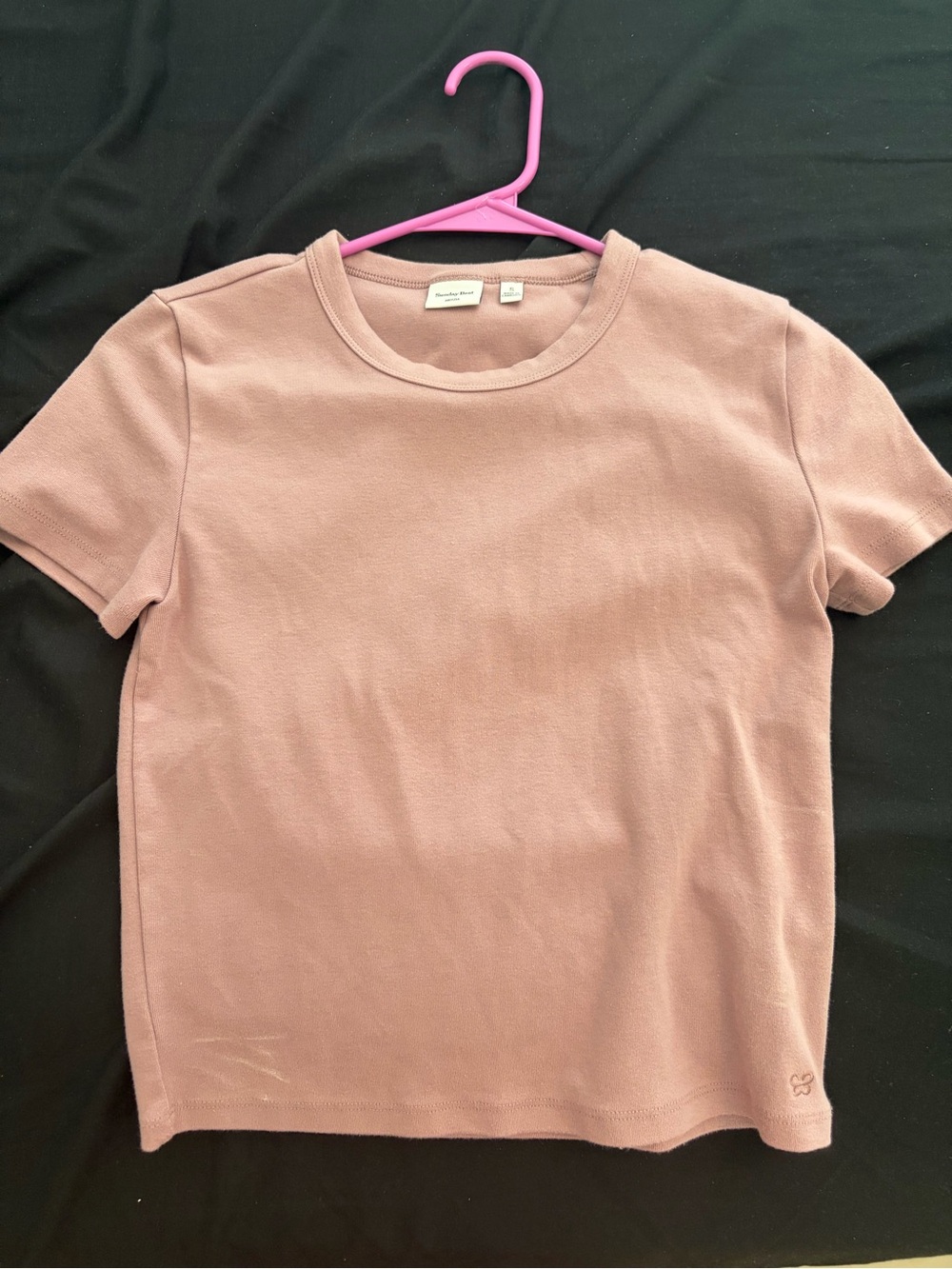 Sunday Best Dusty Rose Crewneck Tee